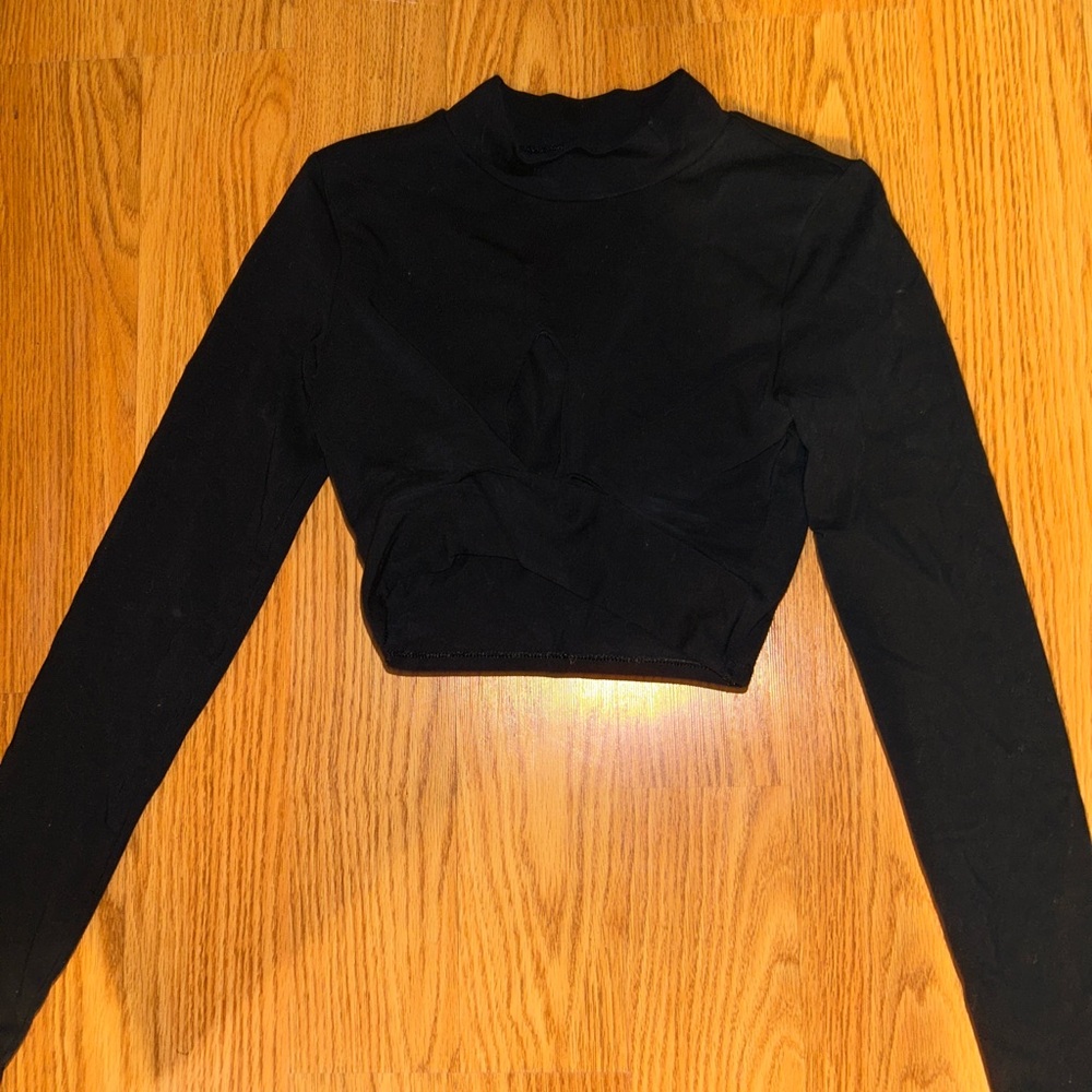 Black Long Sleeve Women's Top
